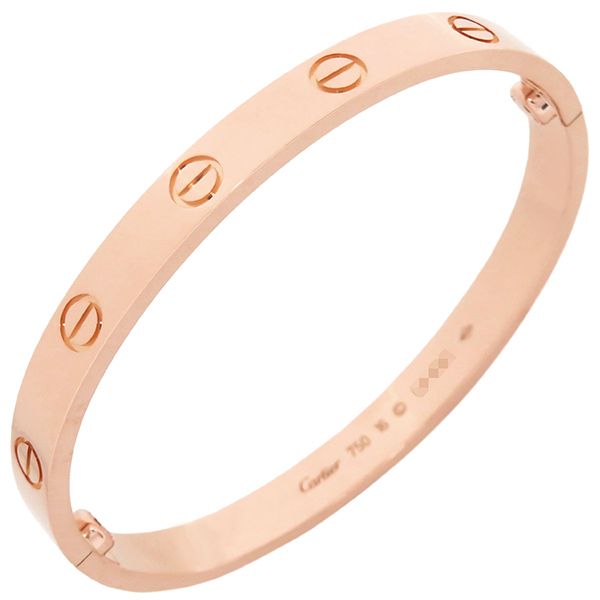 カルティエ Cartier ブレスレット LOVE ラブブレス K18PG ピンク  