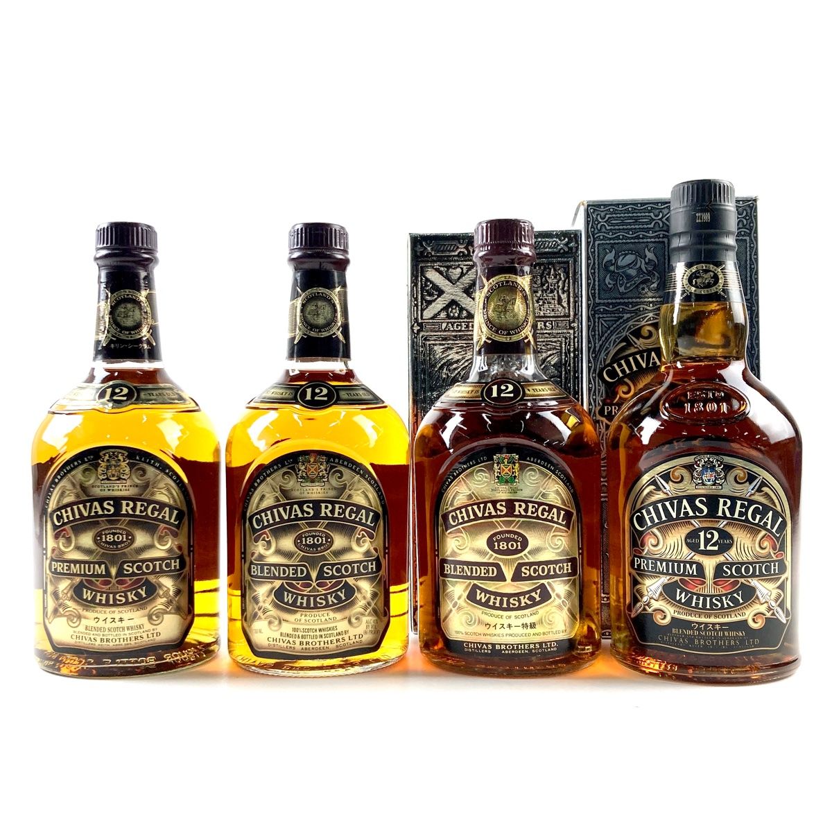 4本 シーバスブラザーズ CHIVAS BROTHERS シーバスリーガル 12年