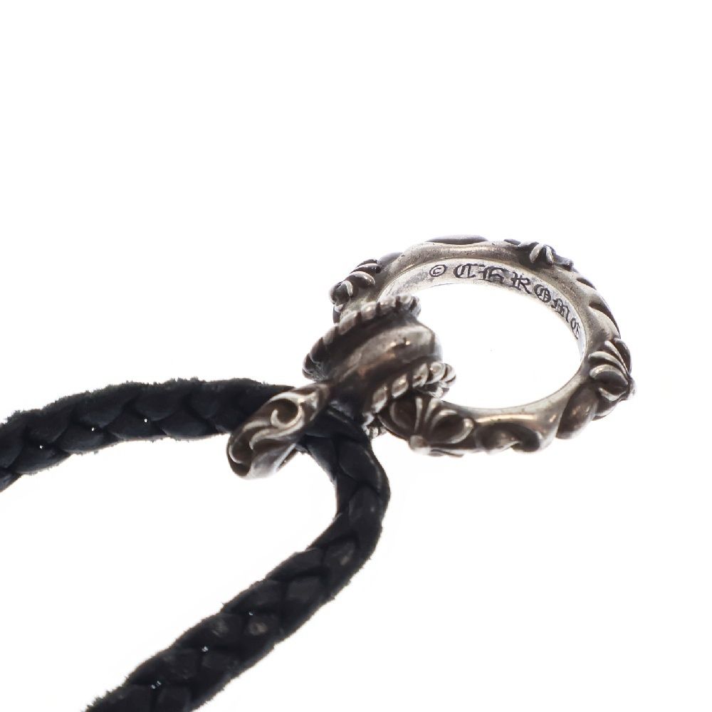 クロムハーツSBT アイウェアループ バンドレザーブレードネックレス　正規品 CHROME HEARTS (クロムハーツ) EWLP SBTアイウェアループ SBTバンド