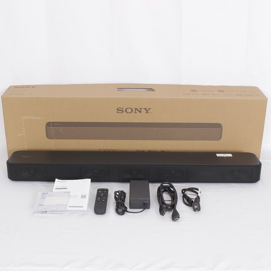 SONY HT-S2000 サウンドバー 2023年製 美品 SONY HT-S2000 サウンドバー 2023年製 美品 新型サウンドバー『HT