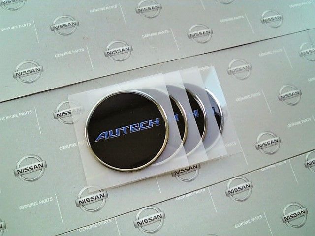 AUTECH（ブルーロゴ) ホイールセンターキャップ エンブレム