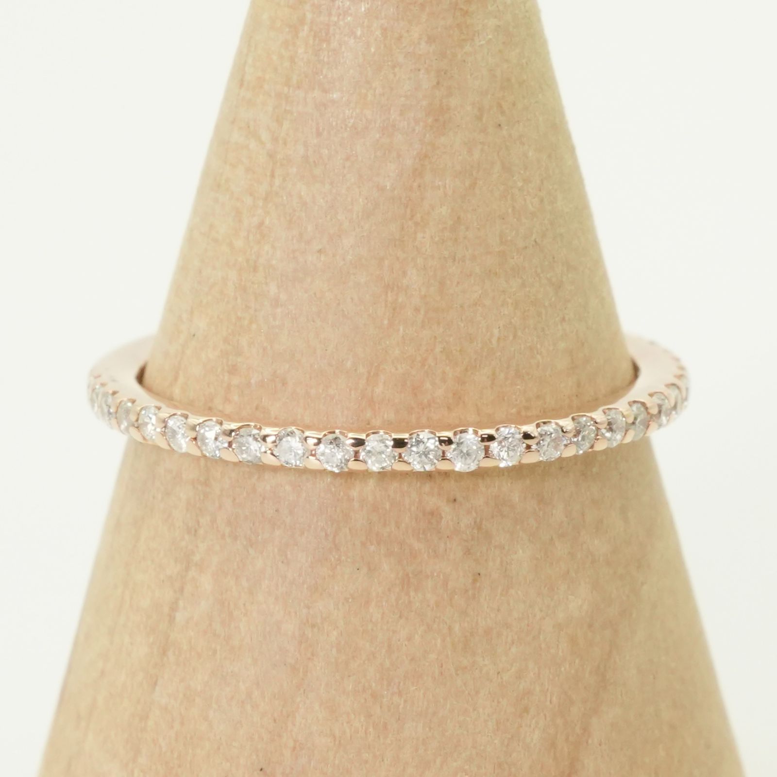 美品 4℃ K18 ダイヤモンド ハーフエタニティ リング/24-4538 - メルカリ 