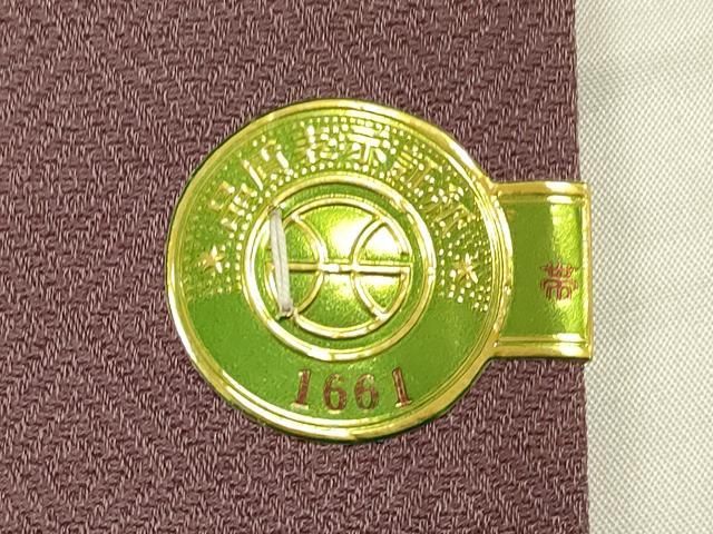 【貴重/美品】 ガチアクタ 非売品 複製サイン色紙 平和屋着物◎西陣 六通柄京袋帯 名物裂 更紗花文 花兎 金糸 正絹