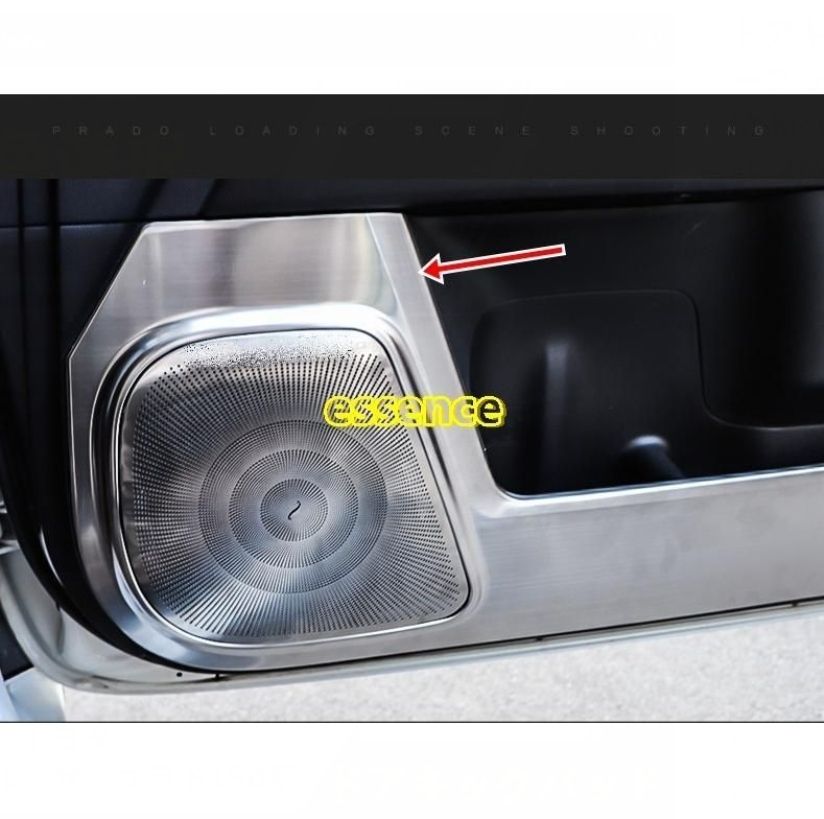 ドアキックパッド トヨタ ランドクルーザープラド 150系 用 フロントリア 車のドア抗 kick 保護 パネル ガーニッシュ パーツ 4P 4色選択 FFCRYSTALESIA_COM