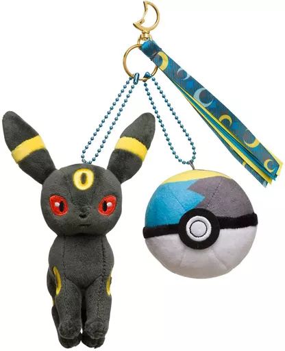 ポケモン ペアマスコット BALL FREAK ブラッキー ムーンボール 中古】雑貨 ブラッキー＆ムーンボール ペアマスコット BALL