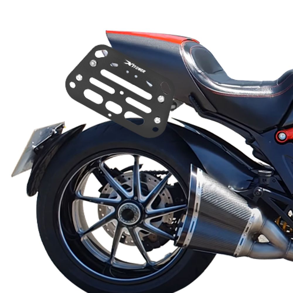 ドゥカティ ディアベル 1200 2011-2015 2016 2017 2018用 サイドパニアラック テールボックス サドルバッグサポートバー マウントブラケッ BRIGHTFACE_UK