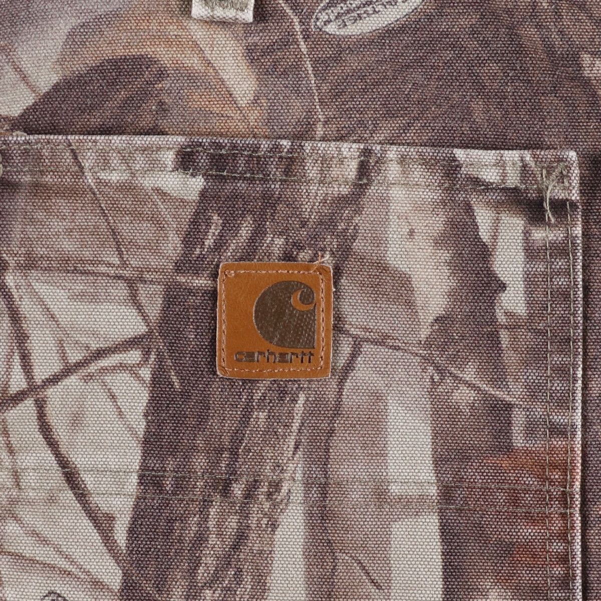 古着 カーハート Carhartt 迷彩柄 リアルツリーカモ ダック地