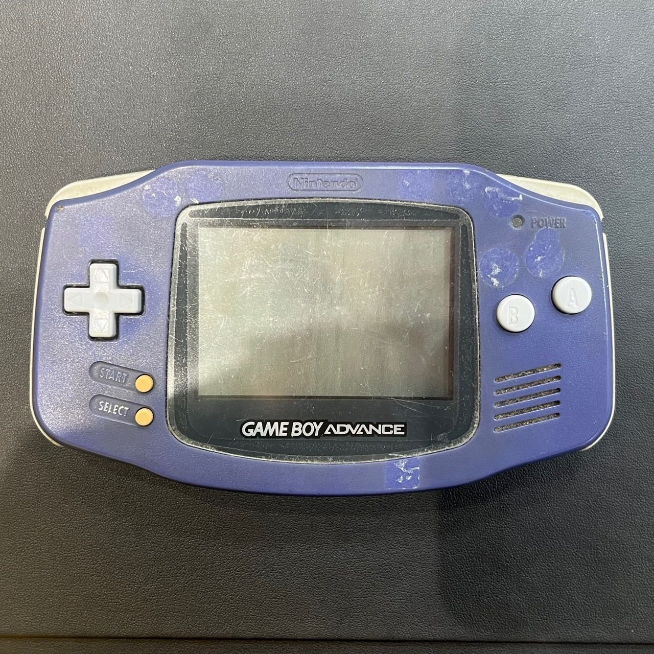 【EL4】任天堂　ゲームボーイアドバンス　本体　AGB-001　ネイビー　ジャンク　MK8163