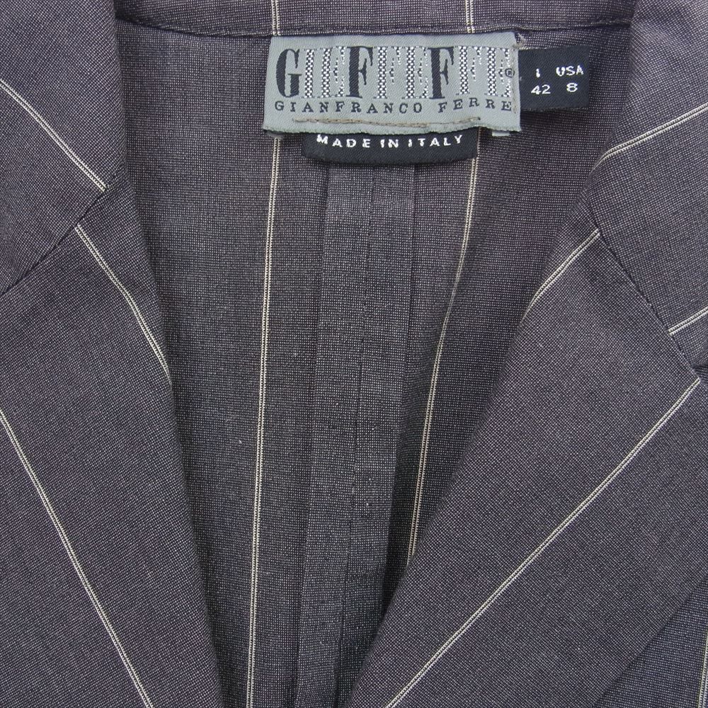 レディース Gianfranco Ferré のヴィンテージ ストライプジャケット 