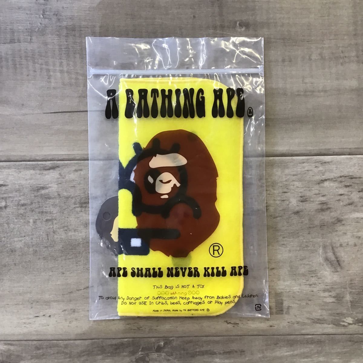 スポンジボブ BAPE ミニタオル ハンカチ ベイプ ape エイプ マイロ 