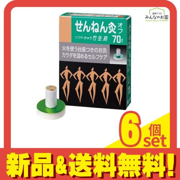 せんねん灸オフ ソフトきゅう 竹生島 70点入 6個セット まとめ売り 7,307円
