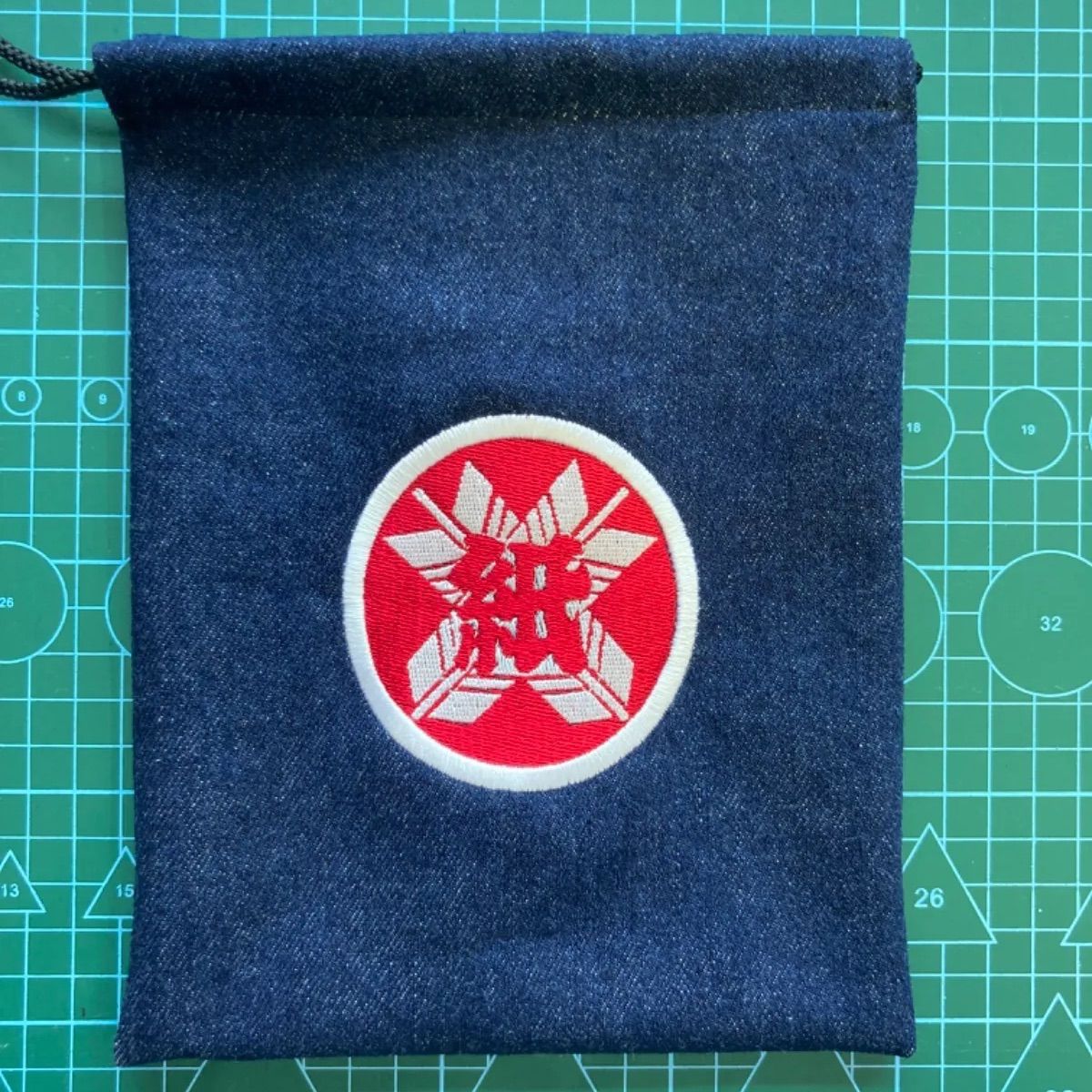 紙屋町　刺繍　町紋入り　巾着袋　岸和田　だんじり　祭　グッズ