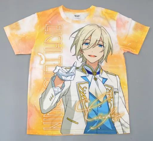 中古】衣類 天祥院英智 フルグラフィックTシャツ オレンジ 