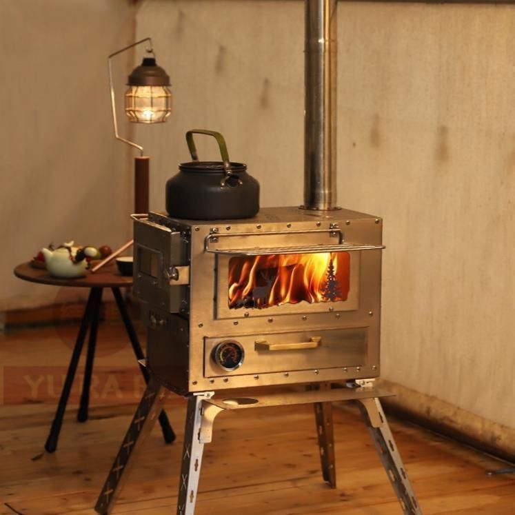ピザ窯 キャンプ オーブン ストーブ 薪 煙突 折りたたみ 調理器具 アウトドア コンロ 屋外 焚き火台 バーベ