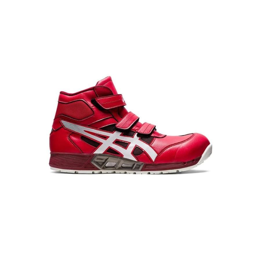 ASICS 在庫処分特価 CP308AC 600 クラシックレッド×ホワイト
