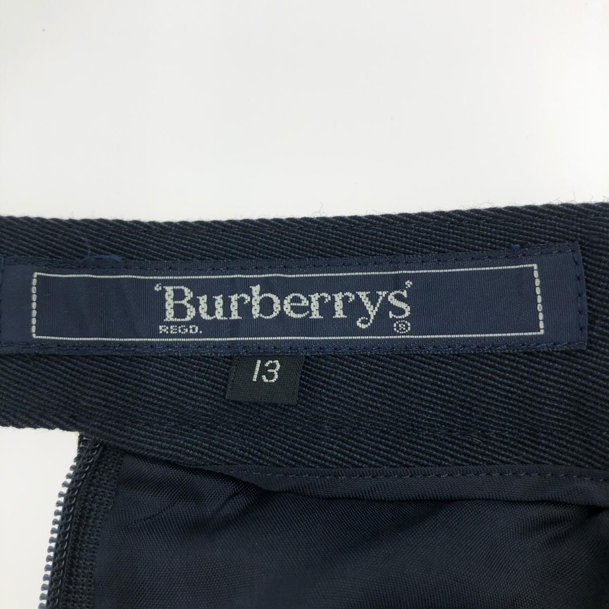 バーバリーズ Burberry's スカート サイズ13 L グレー レディース チェック柄 ボトムス