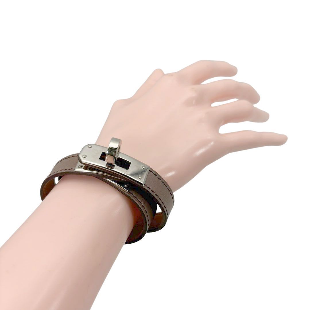 エルメス HERMES トレンチ H500033FK37T5 ゴールド ヴォースイフト GP T5 ブレスレット シルバー金具 レザーブレスレット エルメスレザーブレスレット