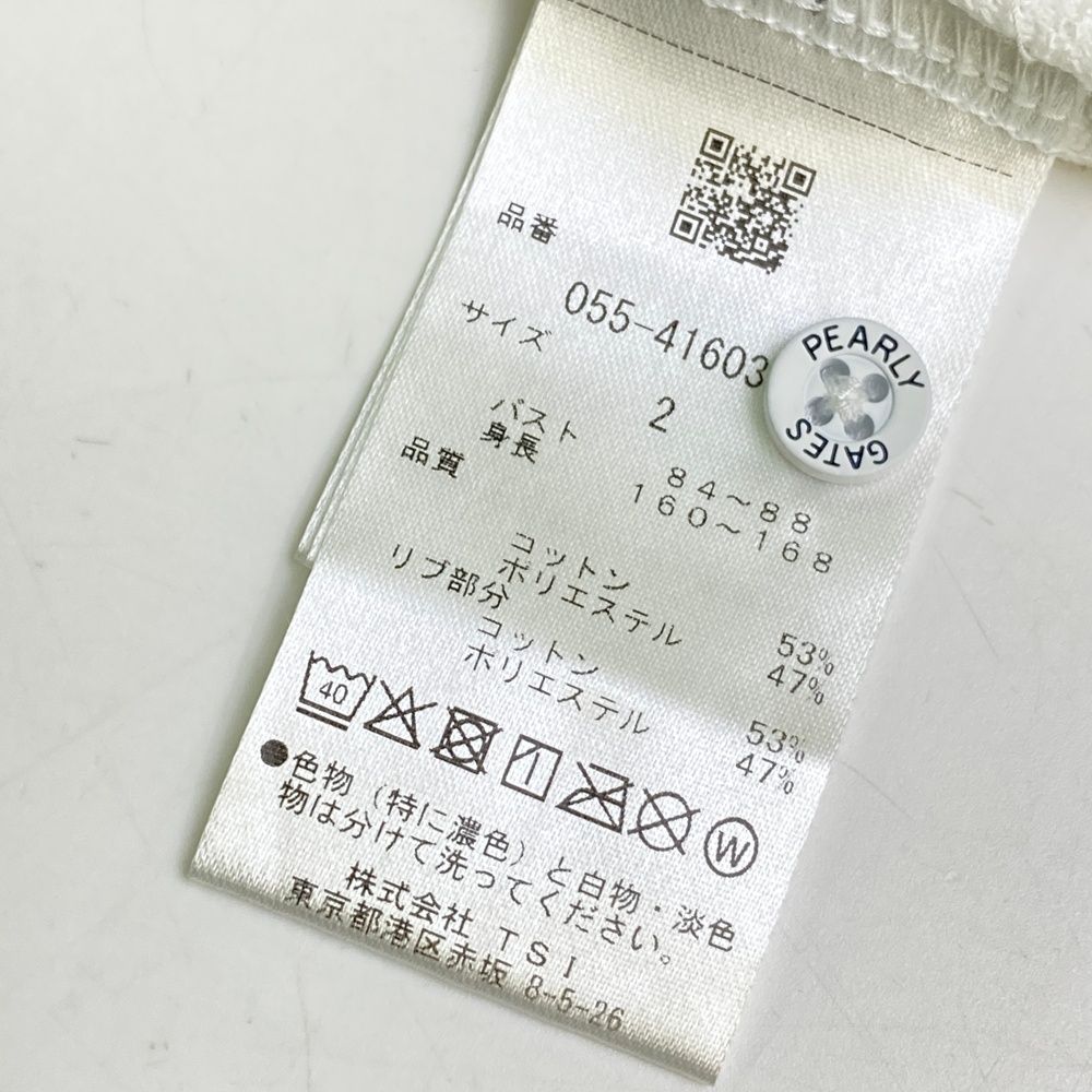 サイズ：2 PEARLY GATES パーリーゲイツ 2024年モデル 半袖