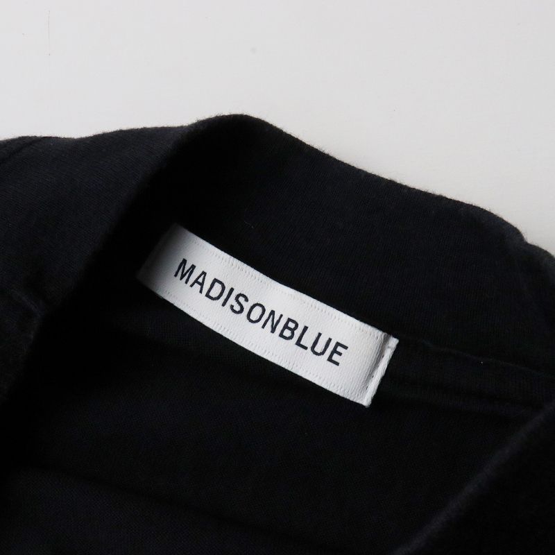 2021SS マディソンブルー MADISONBLUE コットンクルーネックノースリーブカットソー 00（XS）/ブラック  ポケット【2400013631525】 - メルカリ