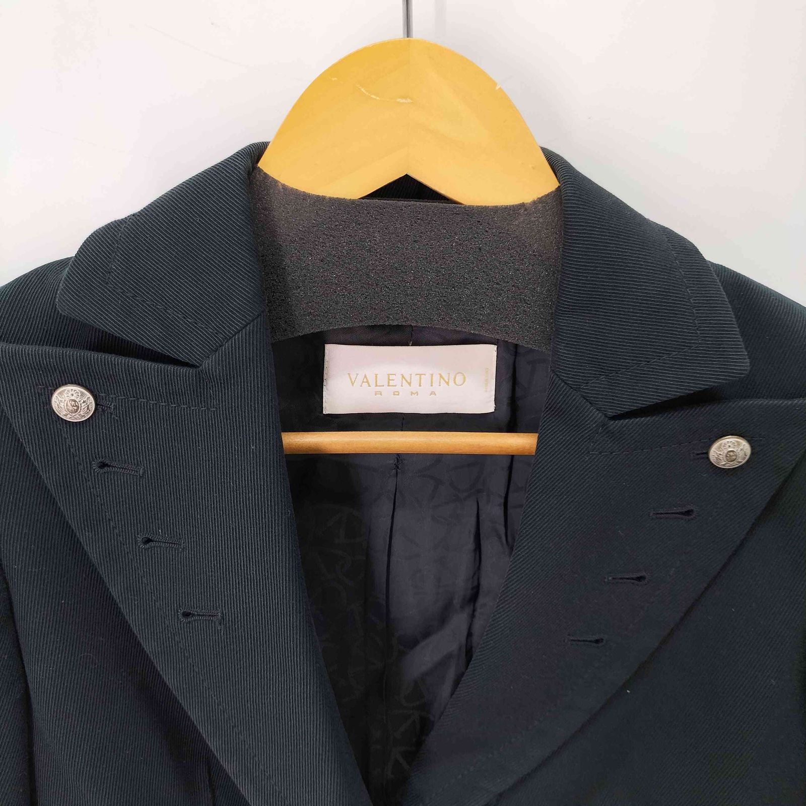 ヴァレンティノ Valentino ROMA メタルボタン コットン 1B テーラード 