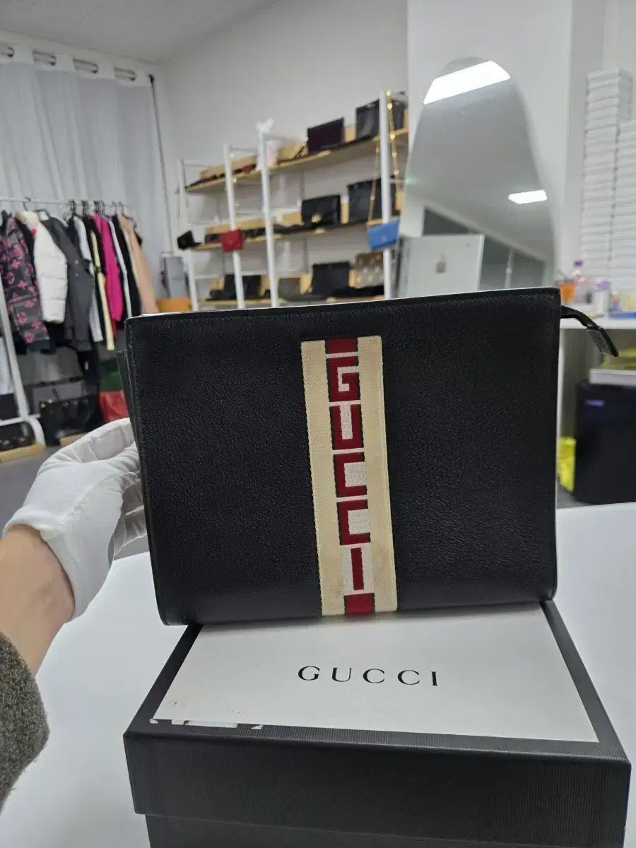A クイックコンディション GUCCI グッチ スプライト クラッチバッグ