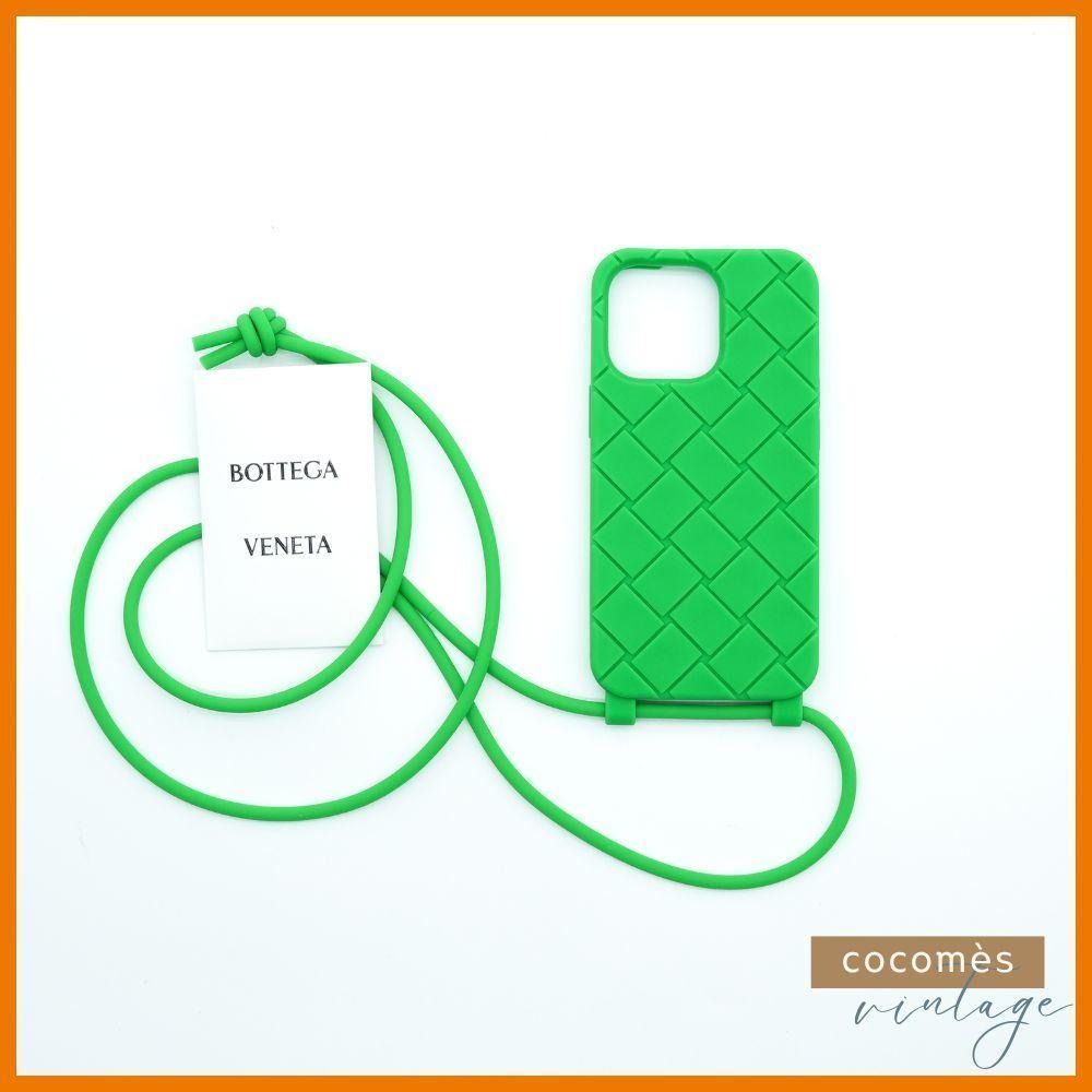 iPhon12 12PRO BOTTEGA VENETA ボッテガヴェネタ グリーン シリコン iPhonケース