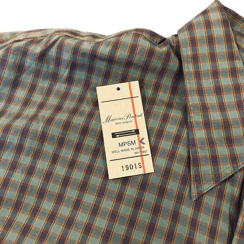 Marvine Pontiak Shirt Makers 23SS タータン チェック シャツ 長袖 