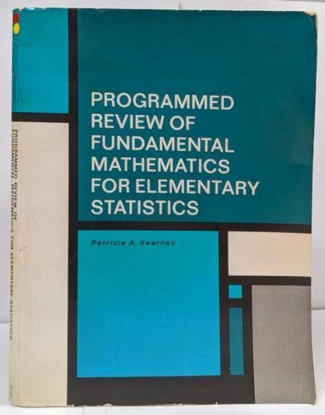 【中古】【洋書】Programmed Review of Fundamental Mathematics for Elementary Statistics/統計学 基礎数学 プログラム／Patricia A. Kearney／Prentice Hall 中古】【洋書】Programmed Review of Fundamental Mathematics