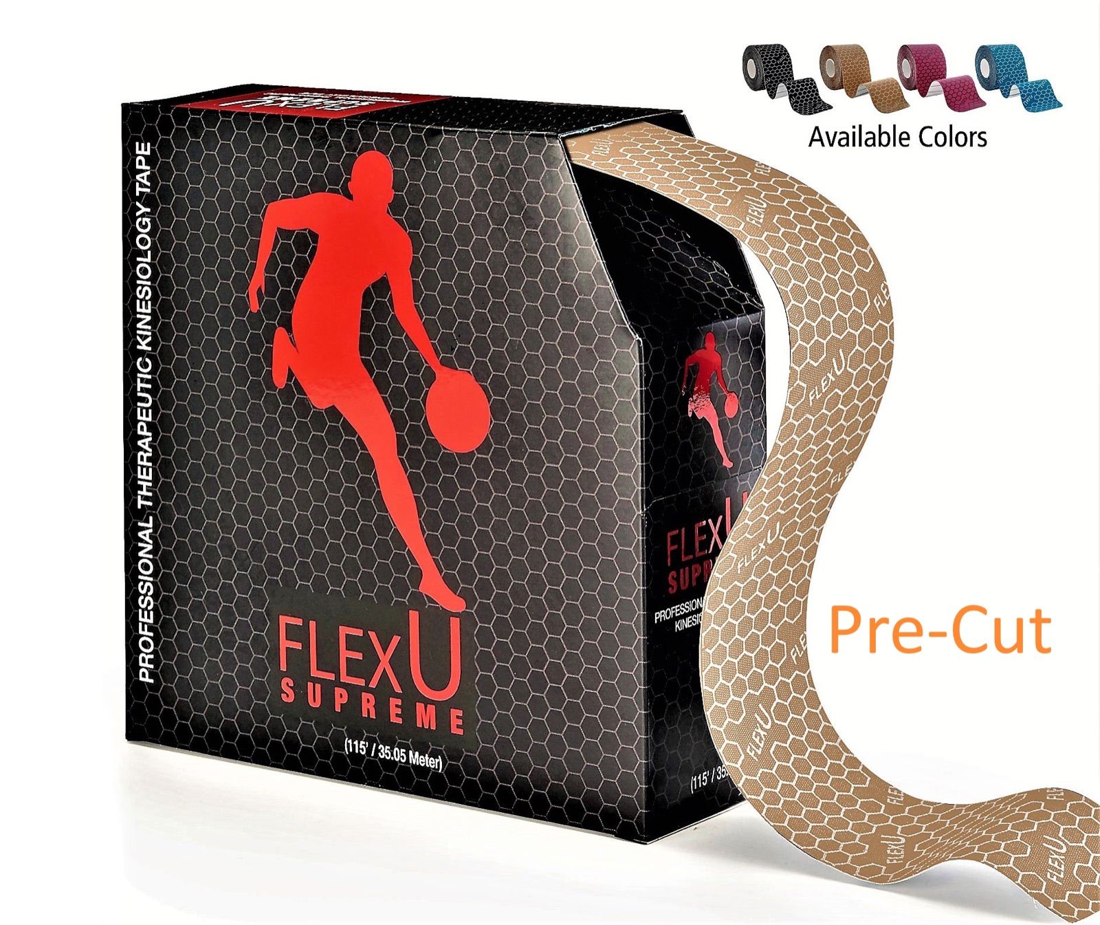 FLEXU キネシオロジーテープ 35mプレカット 5cm×25cm 140枚