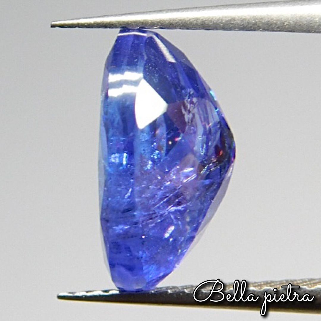 大粒3.45ct☆虹入り☆天然タンザナイト タンザニア産 ゾイサイト