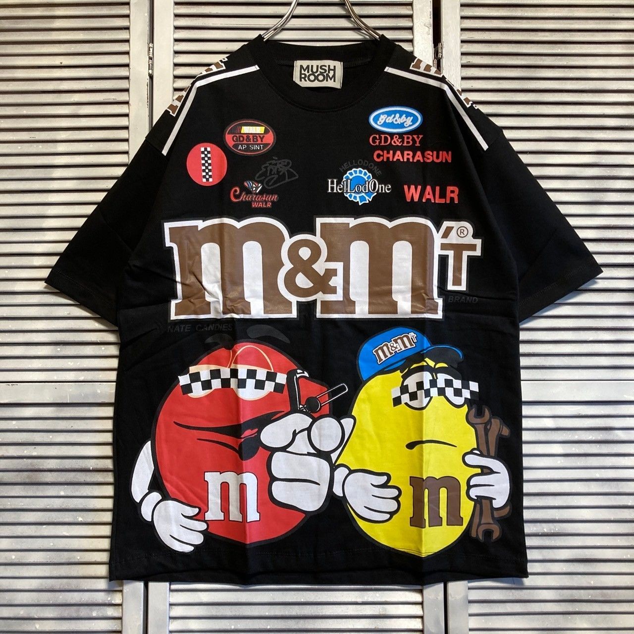 m&m's エムアンドエムズ m&ms レース 黒 アニメ アメコミ キャラ