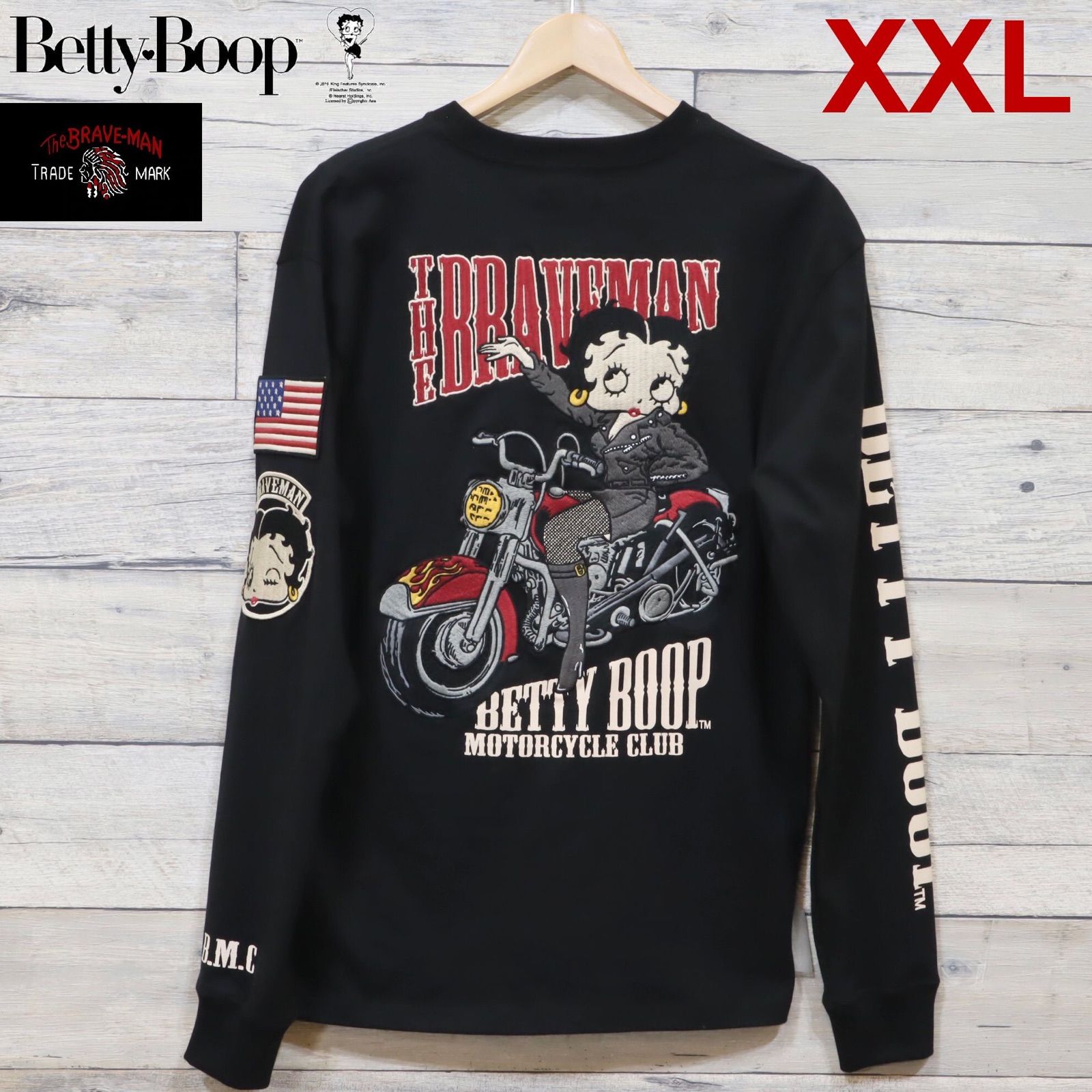 The BRAVE-MAN×BETTY BOOP 長袖Tシャツ