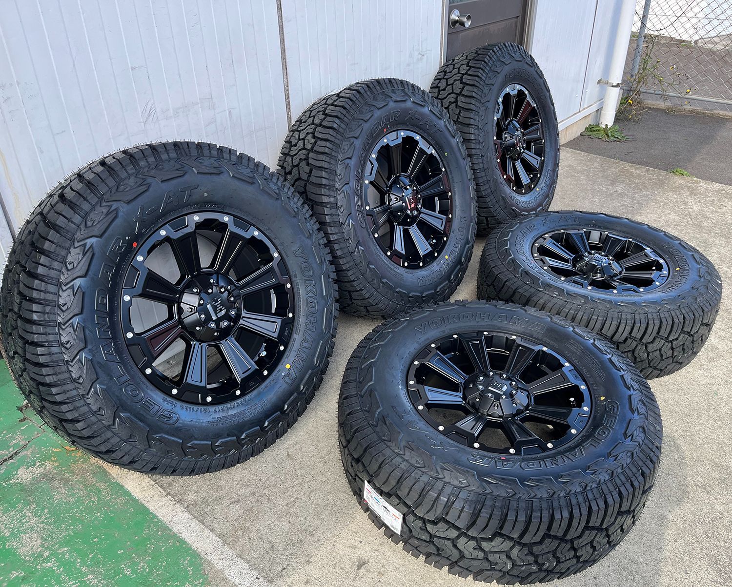 背面用付き（5本セット）ジープ JL JK ラングラー 17インチ
