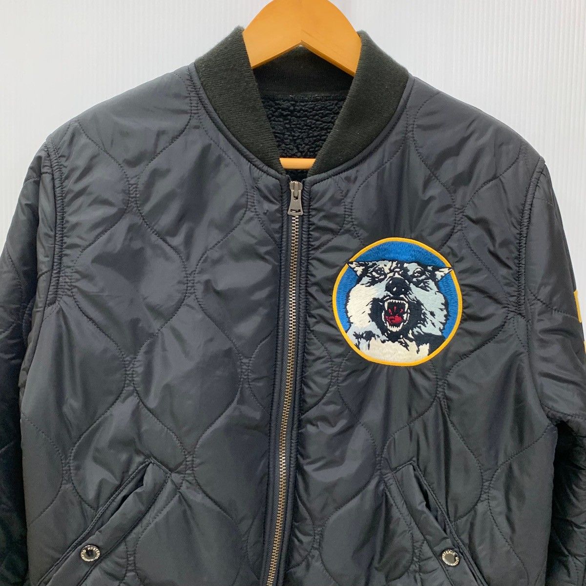 美品 ヒステリックグラマー ワッペン プリマロフト MA-1 ヒステリックグラマー ワッペン MA-1 ヒステリックグラマー プリマ