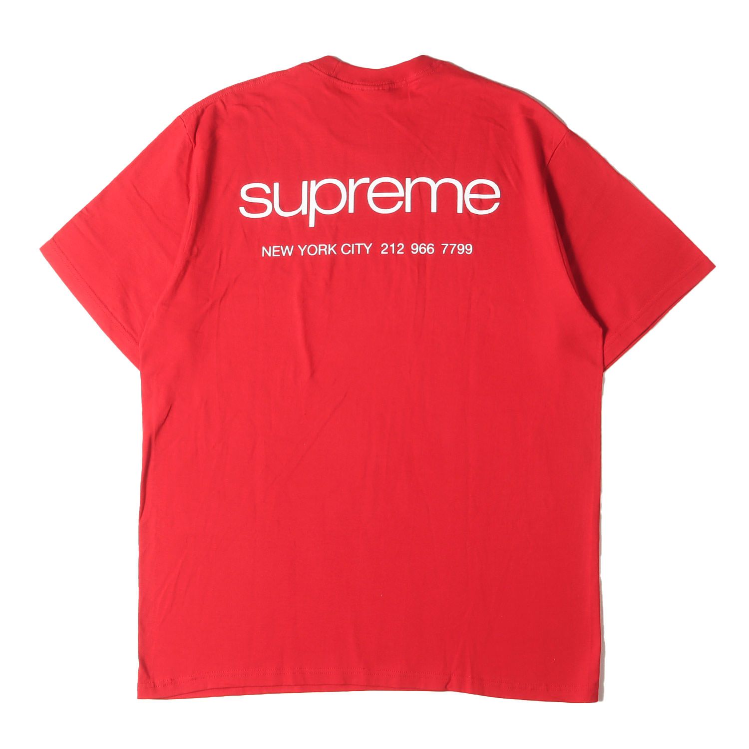 新品】Supreme シュプリーム Tシャツ レッド サイズ:L | 23AW