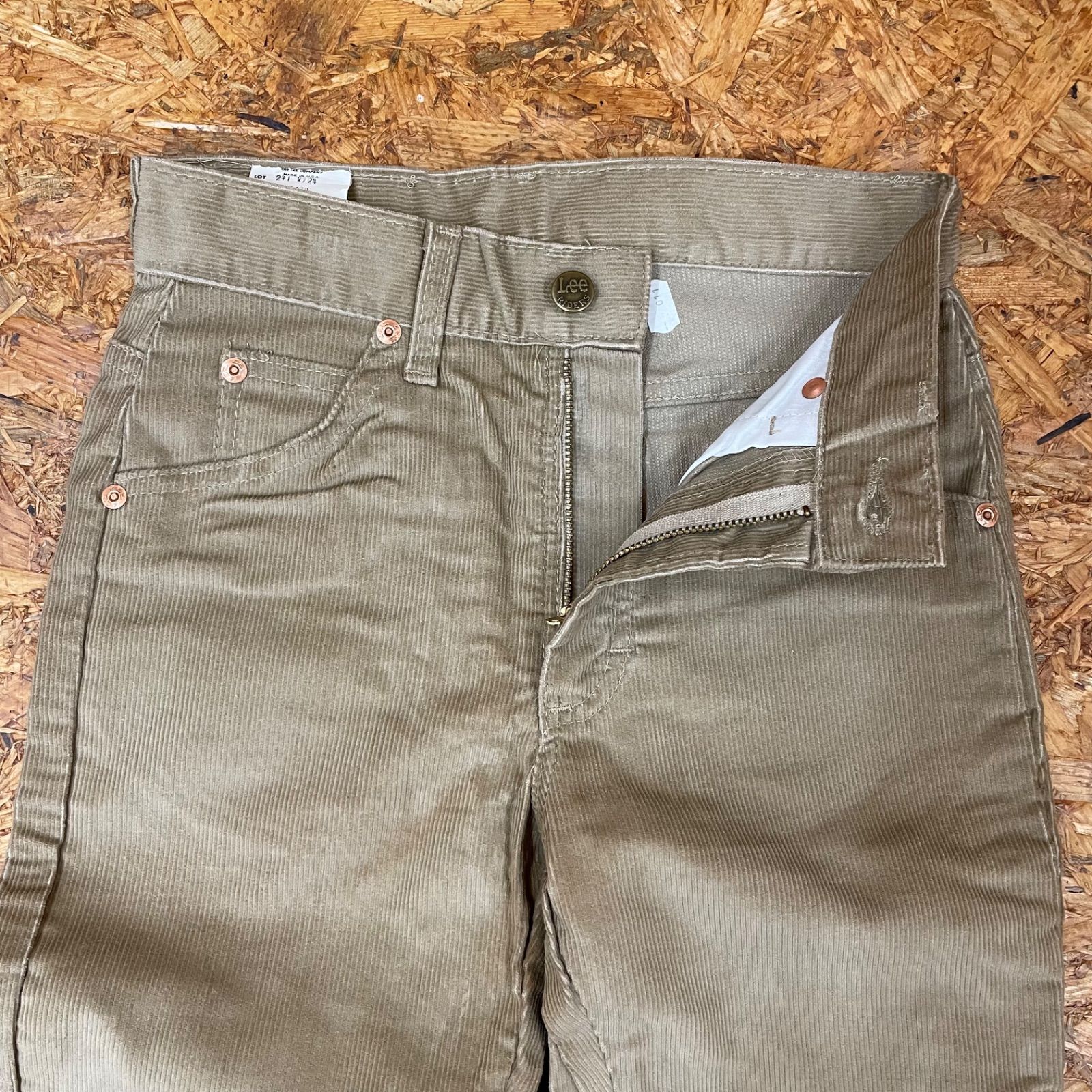 デッドストック 80’s~USA製 Lee Rider 241 コーデュロイ USA製 ヴィンテージ デッドストック Lee RIDER STRAIGHT LEG