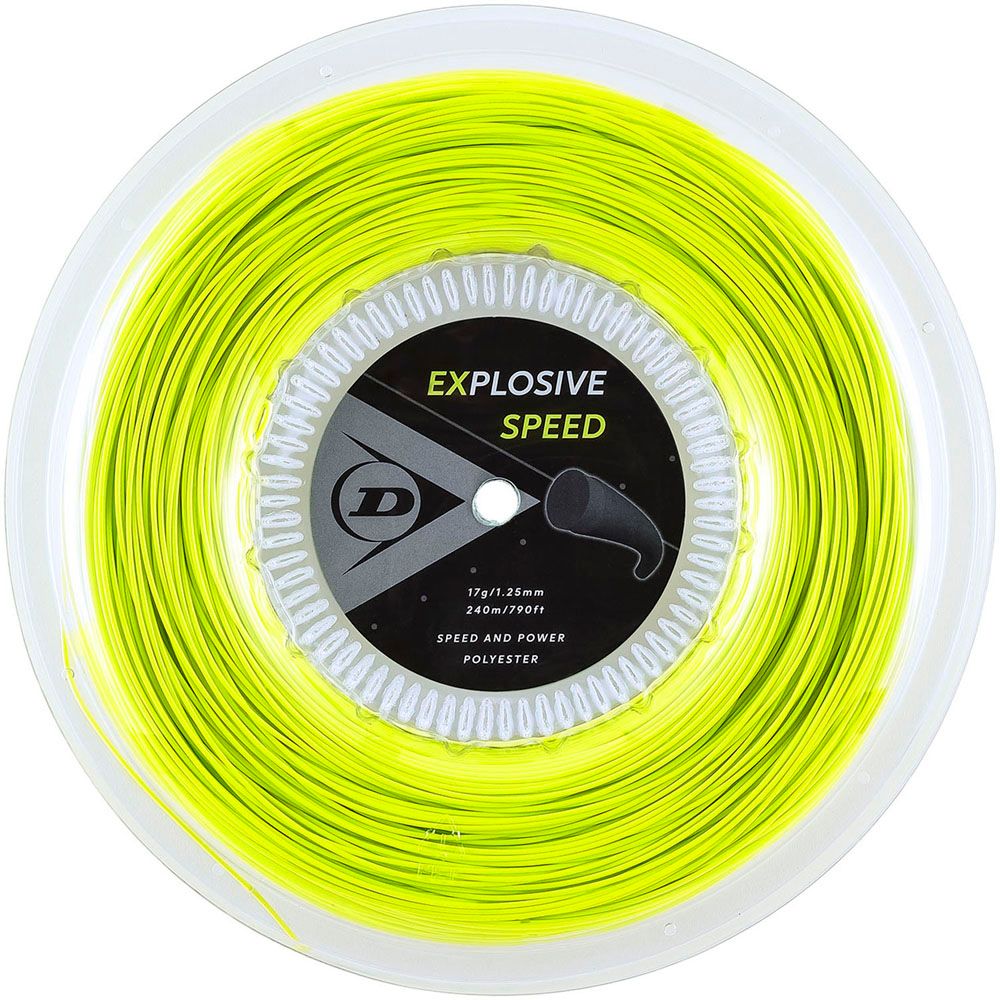 ダンロップ DUNLOP テニス テニス ストリング ポリエステル系 モノフィラメント エクスプロッシブ スピード 240m DST12021 300 イエロー