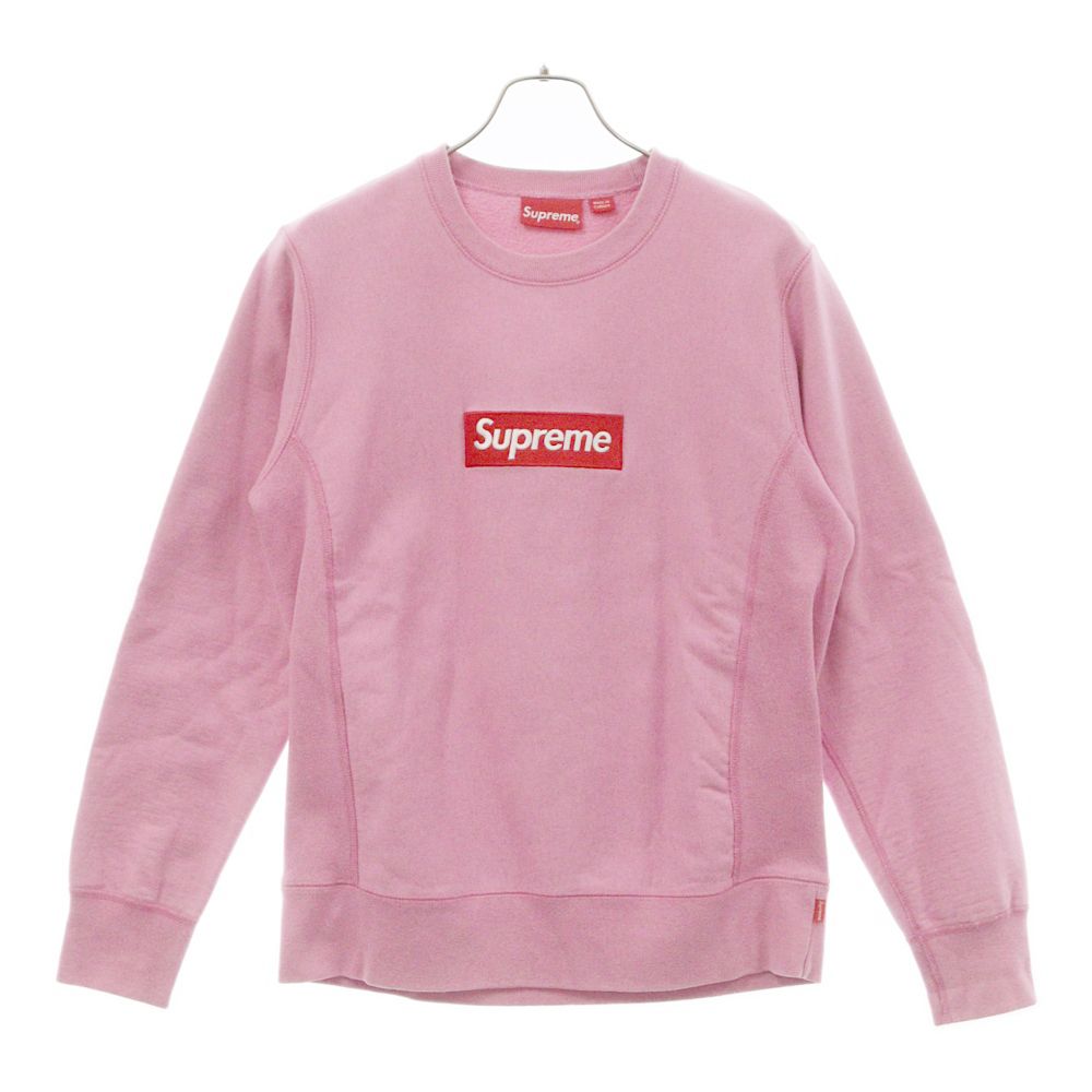 SUPREME (シュプリーム) 15AW Box Logo Crewneck ボックスロゴ クルーネック スウェット トレーナー ピンク - メルカリ