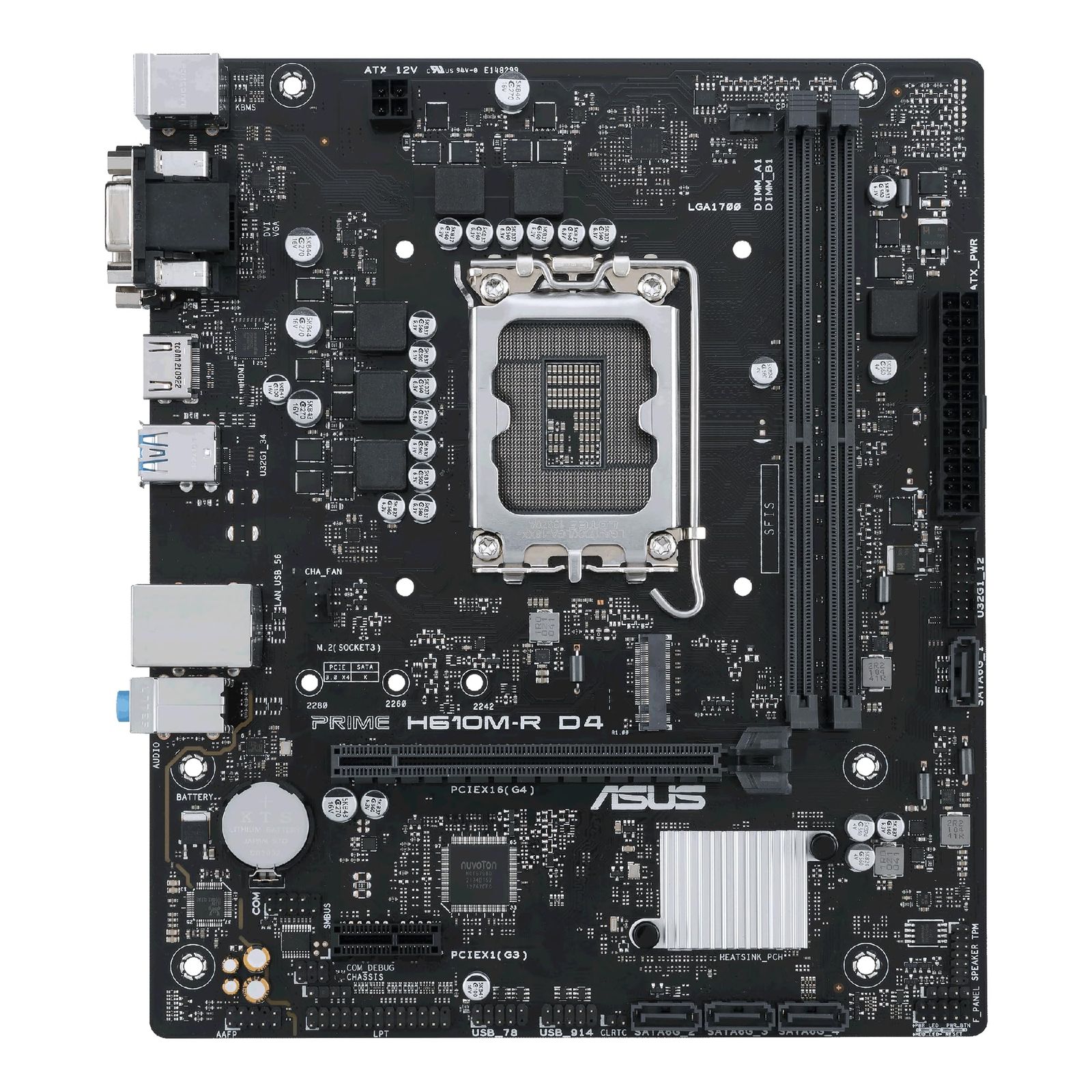 ASUS INTEL H610チップセット搭載 PRIME MicroATXマザーボード DDR4モデル| PRIME H610M-R D4 正規代理店品