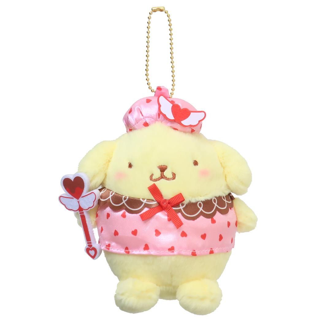 ポムポムプリン マスコット ミニぬいぐるみボールチェーン マジカルハート サンリオ ナカジマ プレゼント キャラクター グッズ 