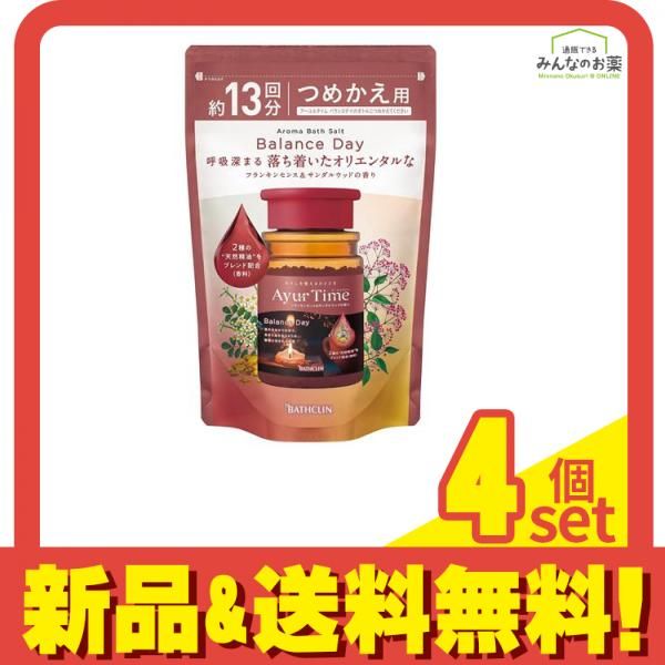 アーユルタイム バランスデイ 詰め替え用 520g (約13回分) 4個セット まとめ売り