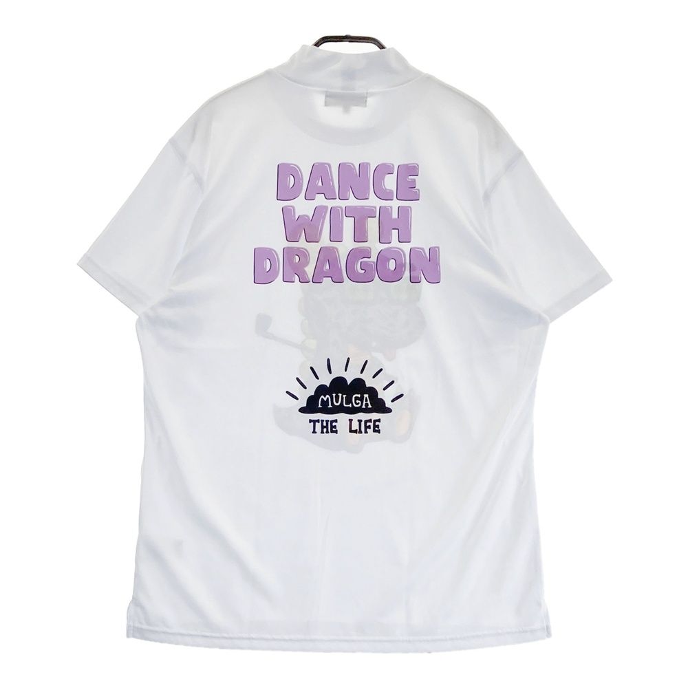 DANCE WITH DRAGON DDFlowerちびドラモックネックTシャツ Dance With Dragon - DANCE WITH DRAGON DDFlowerちびドラモック