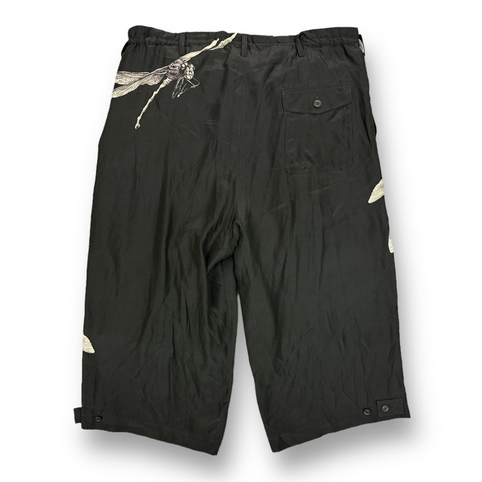 定価140800円 Yohji Yamamoto POUR HOMME 21AW トンボブラックプリント 