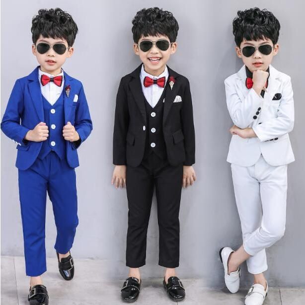 男の子 スーツ 3点セット ジャケット パンツ ベスト フォーマルスーツ 子供スーツ キッズ 子供服 男の子スーツ 入学式 入園スーツ こどもスーツ 卒 zz112715057575