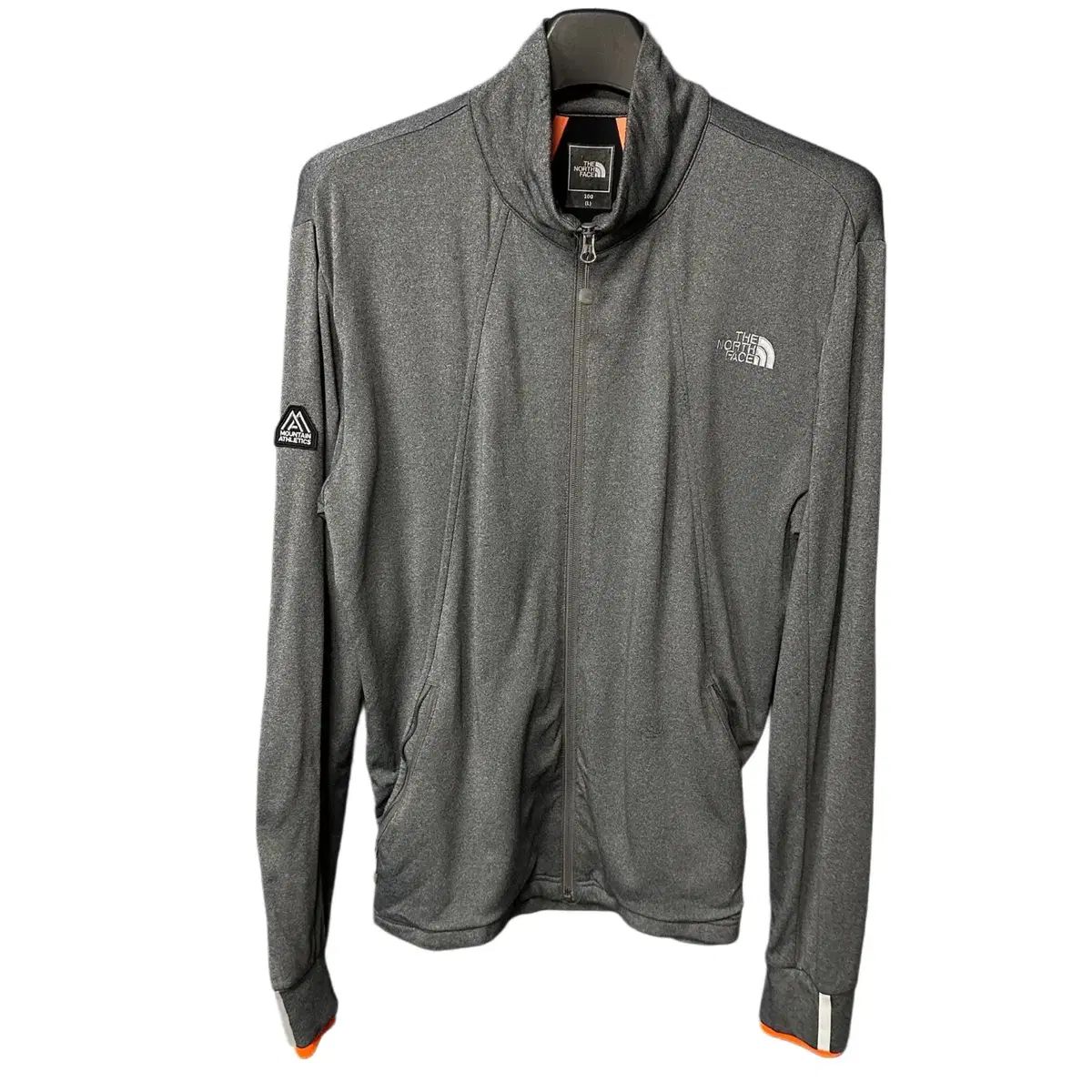 【雷市場（ポンジャン）商品韓国直送】 L THE NORTH FACE(ザノースフェイス) チャコールグレー トレーナー ジップアップ