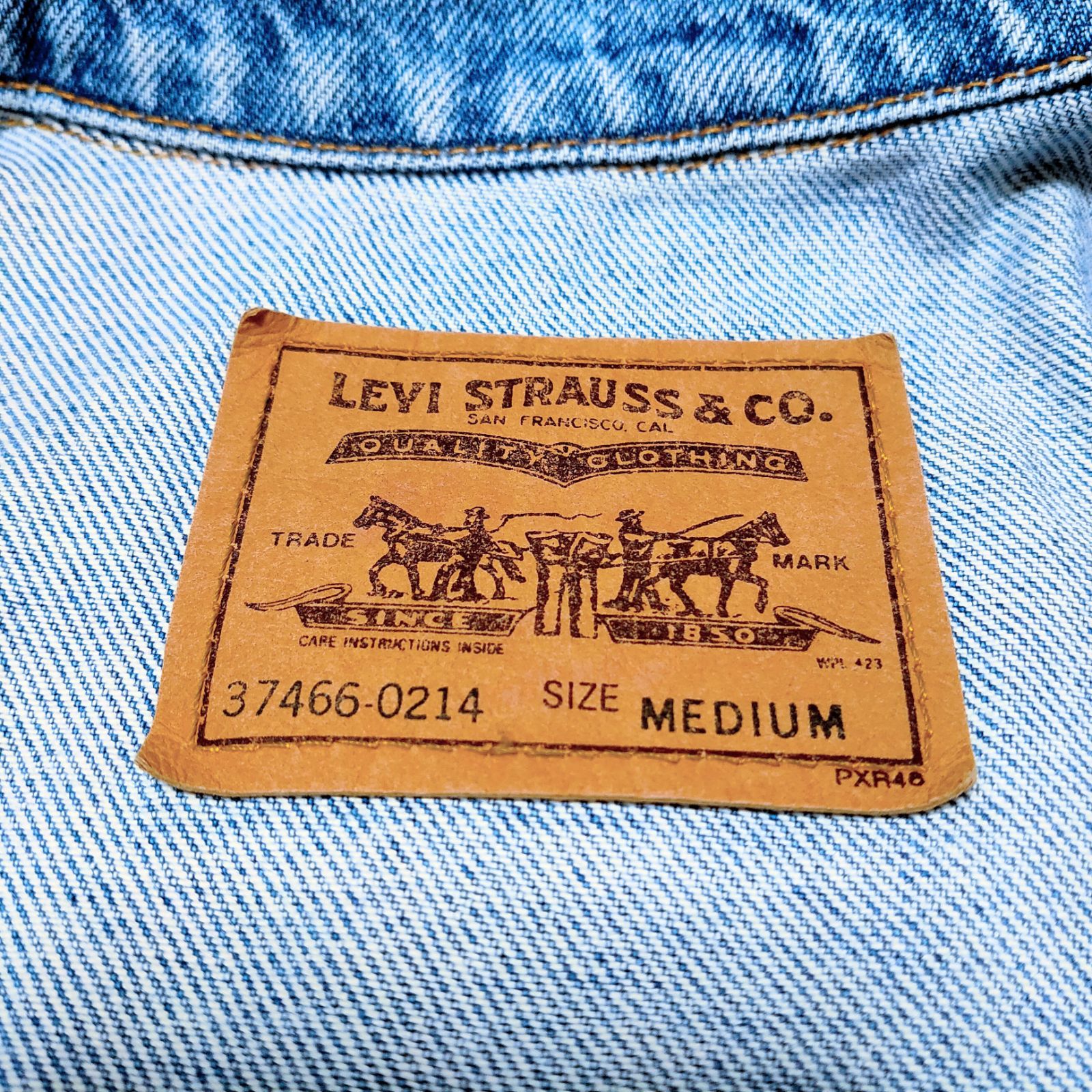 Levi's/リーバイス　37466-0214 デニムジャケット Gジャン 古着 90年代 リーバイス Levi's 37466-0214 デニムジャケット G