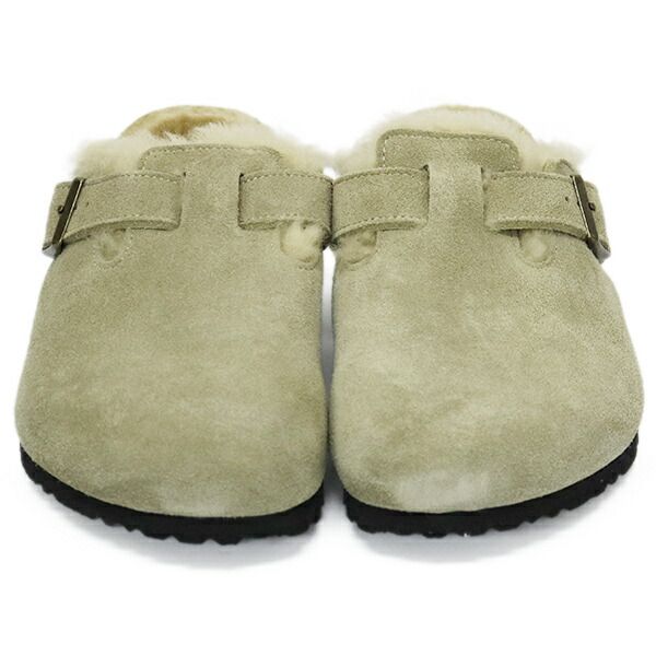 BIRKENSTOCK ビルケンシュトック 1028289 BOSTON SHEARLING ボストン シアリング スエードレザーサンダル TAUPE レギュラー BI477 レギュラー 39-約25.0cm
