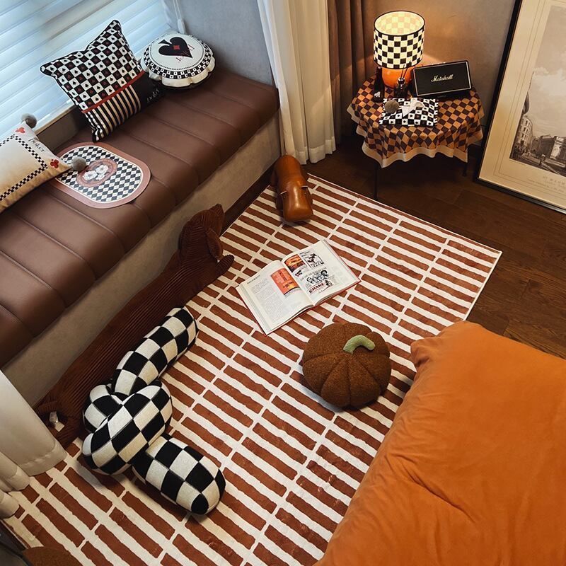 ラグ フロアマット マット カーペット 絨毯 北欧風 シンプル スタイル おしゃれ かわいい インテリア モダン スタイリッシュ 160x120cm 滑り