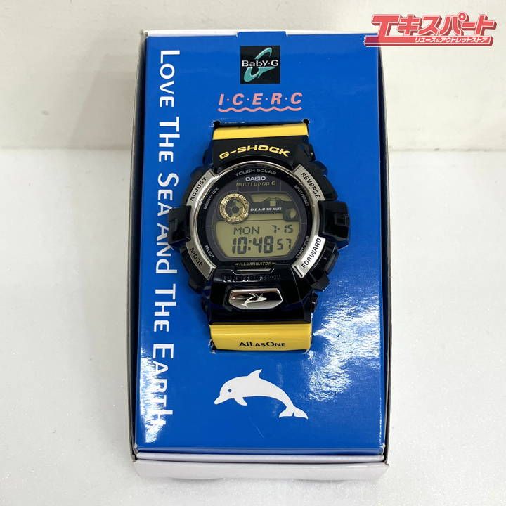 CASIO カシオ G-SHOCK Baby-G イルクジ I・C・E・R・C ソーラー 電波時計 ブラック イエロー GWX-8901K 腕時計 ミスマ店