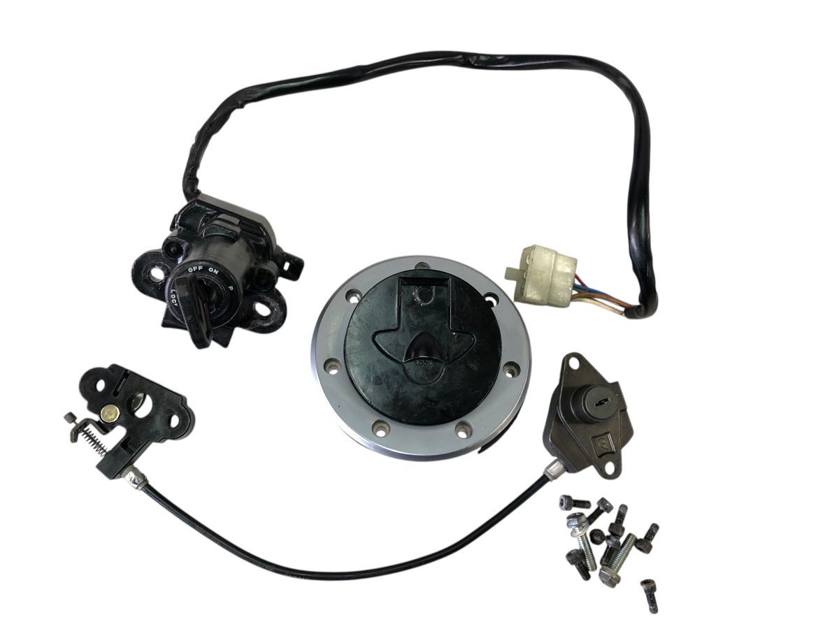 ZX-9R ZX900C C型 ユメタマ キーセット メインキー タンクキャップ シートキー 作動OK キー1本 2765-M6278